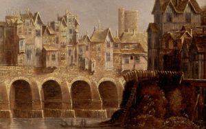 London Bridge by Claude de Jongh